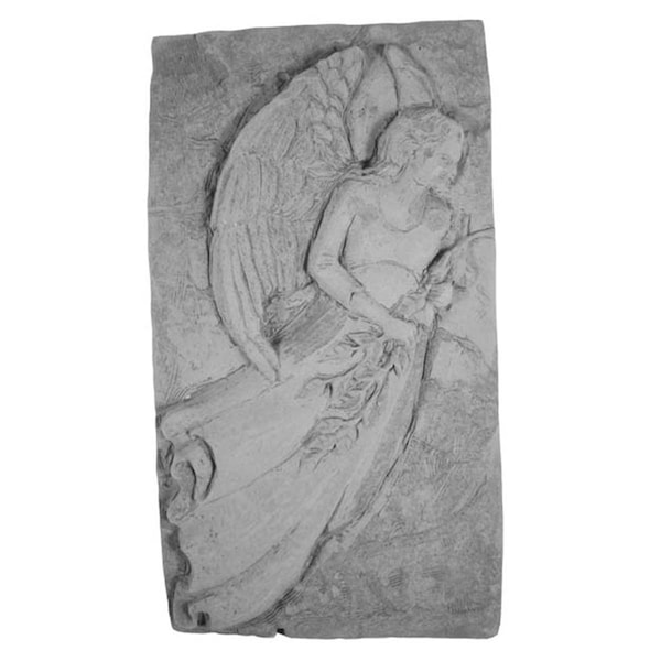 Gardencontrol Kay Berry Inc. 4-1/2" x 8-1/2" Stnading Angel Plaque GA2597661 - main